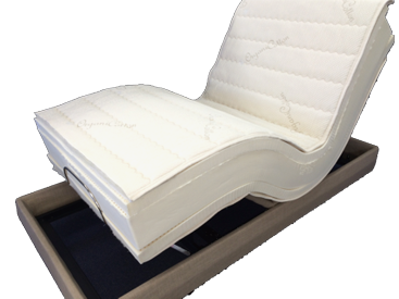 Electric Adjustable Bed with Latex Mattress