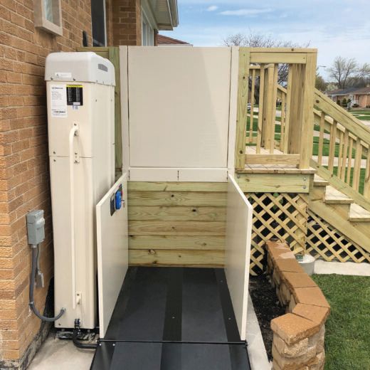 VPL vertical platform wheelchair elevator lift for porches